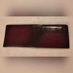 Glossy Burgundy Clutch